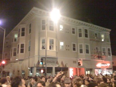 Just a view of the apartment building on the southeast...